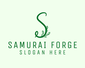 Natural Elegant Letter S logo design