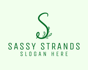 Natural Elegant Letter S logo design