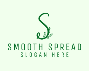 Natural Elegant Letter S logo design