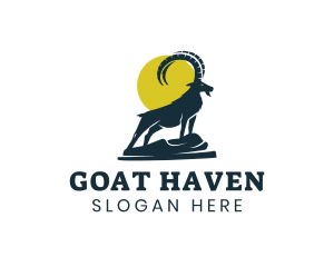 Wild Mountain Goat logo design