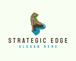 Strategy - River Horse Animal logo design