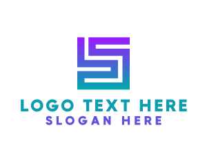 Program - Geometric Studio Letter S logo design