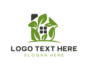 Tree - Green Vine Home logo design