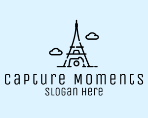 Paris Photographer Camera logo design