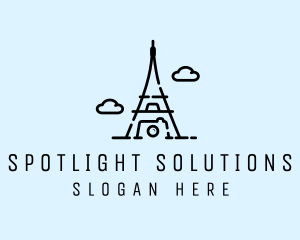 Paris Photographer Lens logo design