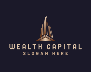 Highrise Building Real Estate logo design