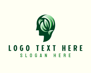 Leaf - Mental Health Wellness logo design