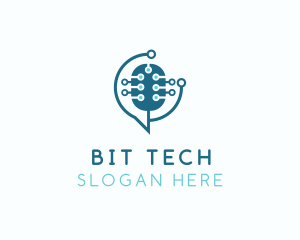 Tech Microphone Studio logo design