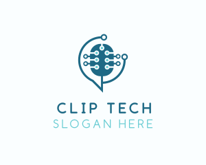 Tech Microphone Studio logo design