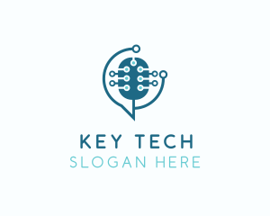 Tech Microphone Studio logo design