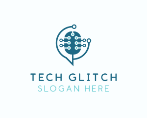 Tech Microphone Studio logo design