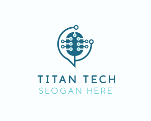 Tech Microphone Studio logo design