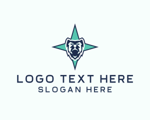 Icon - Grizzly Bear Star logo design