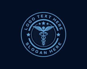 Caduceus Medical Hospital logo design