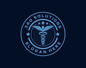 Caduceus Medical Hospital logo design