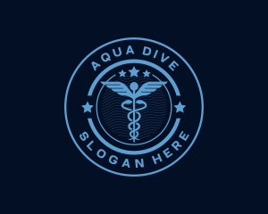 Caduceus Medical Hospital logo design