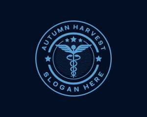 Caduceus Medical Hospital logo design