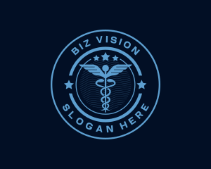 Caduceus Medical Hospital logo design