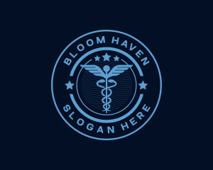 Caduceus Medical Hospital logo design