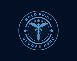 Caduceus Medical Hospital logo design