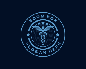 Caduceus Medical Hospital logo design