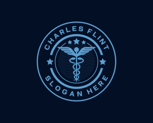 Caduceus Medical Hospital logo design