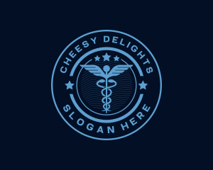 Caduceus Medical Hospital logo design