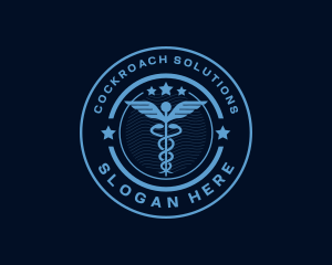 Caduceus Medical Hospital logo design