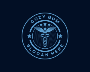 Caduceus Medical Hospital logo design