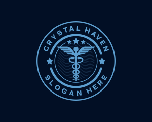 Caduceus Medical Hospital logo design