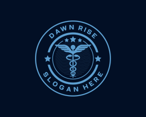 Caduceus Medical Hospital logo design