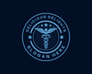 Caduceus Medical Hospital logo design