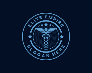 Caduceus Medical Hospital logo design