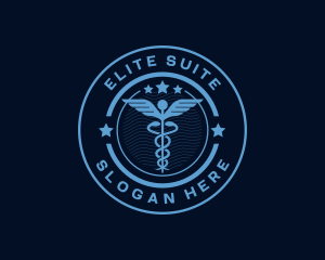 Caduceus Medical Hospital logo design