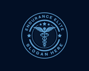 Caduceus Medical Hospital logo design