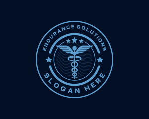 Caduceus Medical Hospital logo design