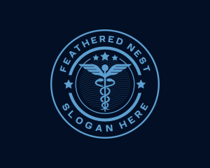 Caduceus Medical Hospital logo design