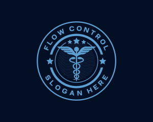 Caduceus Medical Hospital logo design