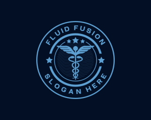 Caduceus Medical Hospital logo design