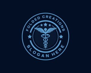 Caduceus Medical Hospital logo design