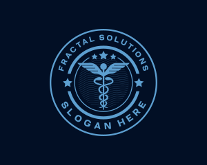 Caduceus Medical Hospital logo design