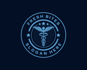 Caduceus Medical Hospital logo design