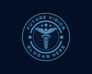 Caduceus Medical Hospital logo design