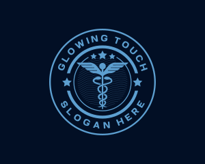 Caduceus Medical Hospital logo design