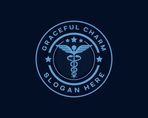 Caduceus Medical Hospital logo design