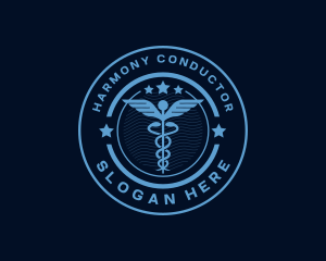 Caduceus Medical Hospital logo design