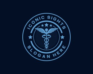 Caduceus Medical Hospital logo design