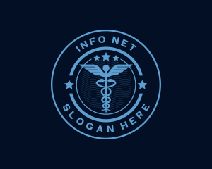 Caduceus Medical Hospital logo design