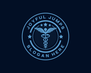 Caduceus Medical Hospital logo design