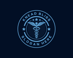 Caduceus Medical Hospital logo design